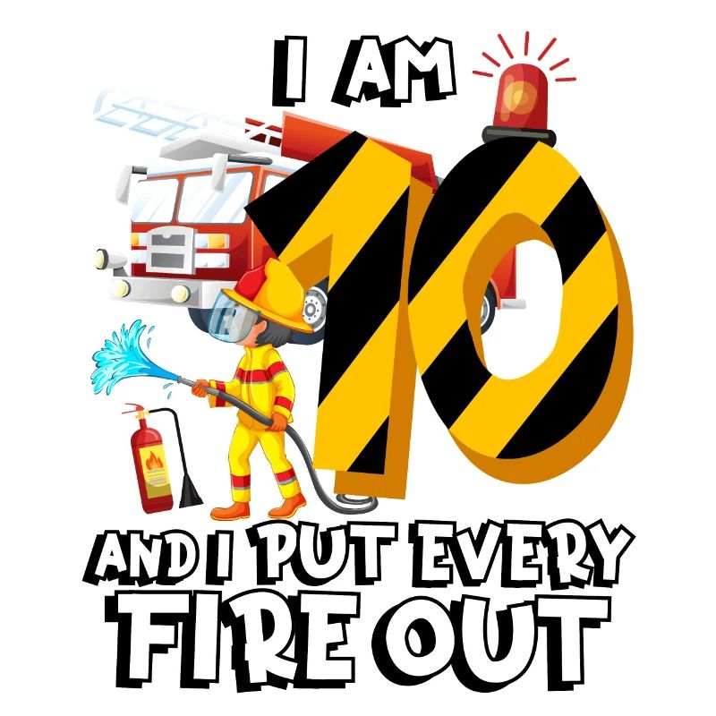 Fire engine firefighting I am 10 years old