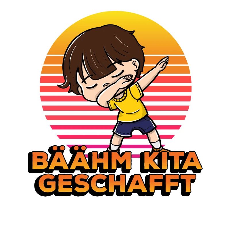 Bäähm Kita Geschafft Funny Dabbing Elementary
