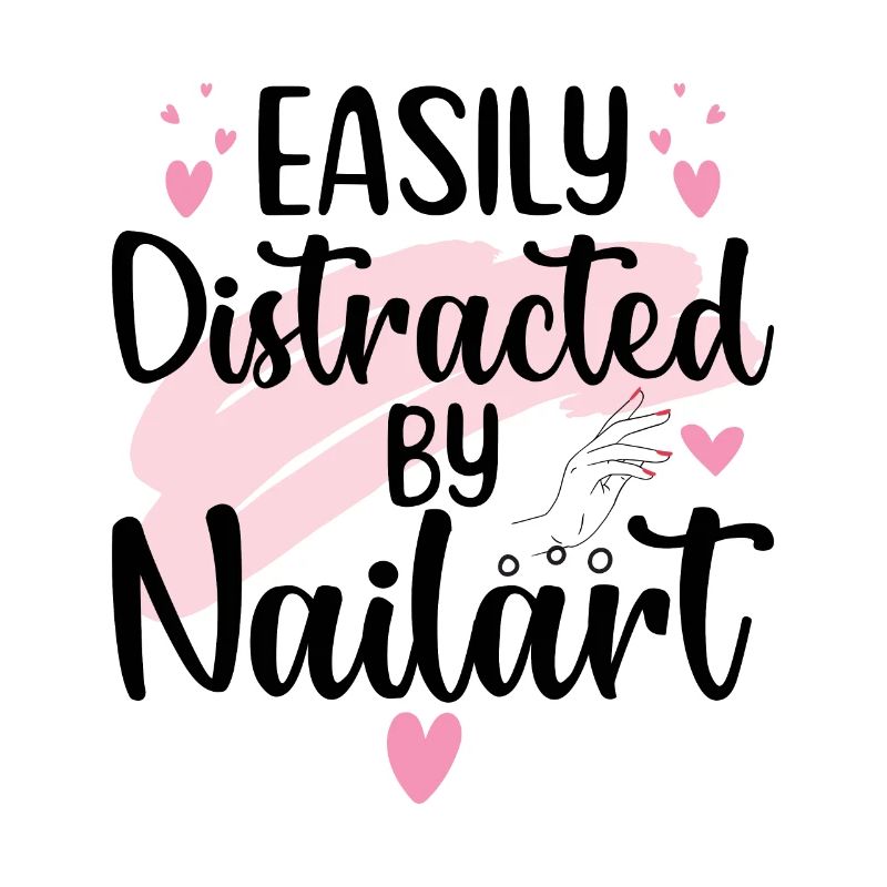 Easily distracted by nail art Nail Tech