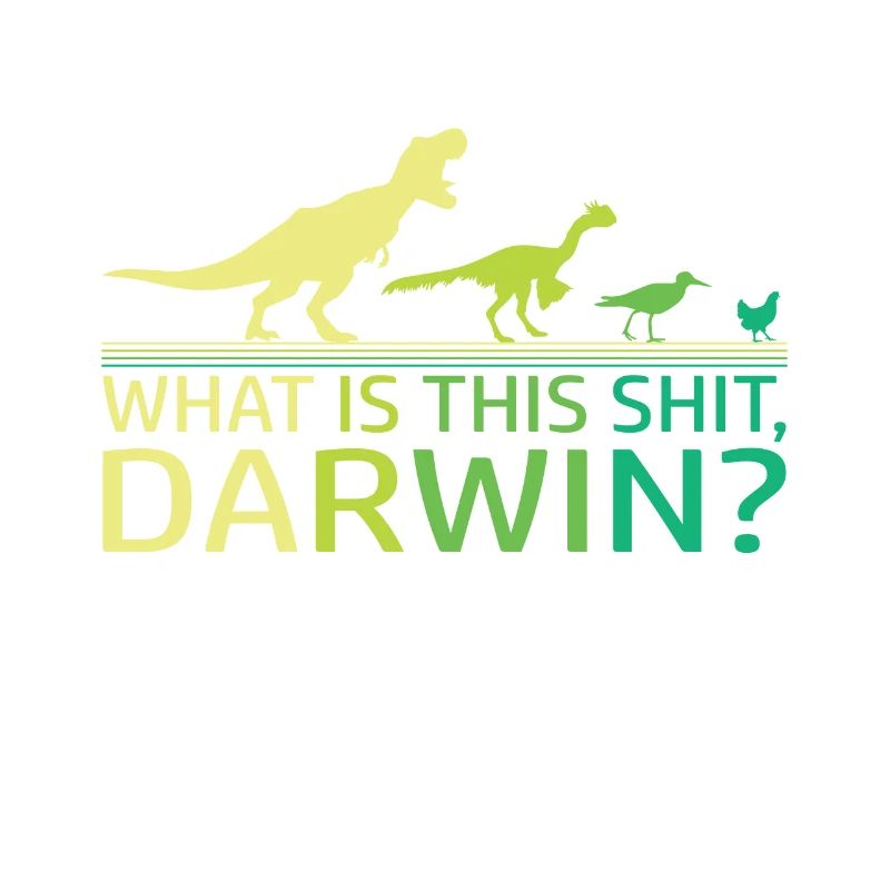 Funny Evolution Dino Dinosaur Darwin T-Rex