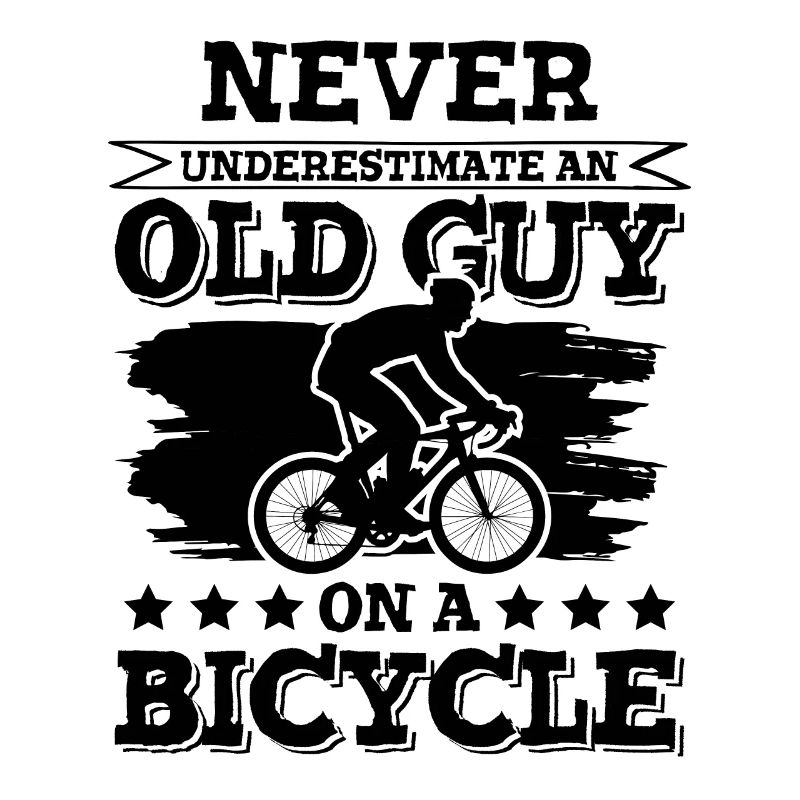alter mann radfahren