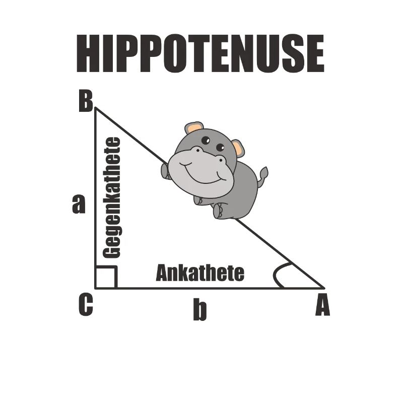 Nerd Geometry Hippotenuse Hypotenuse Math