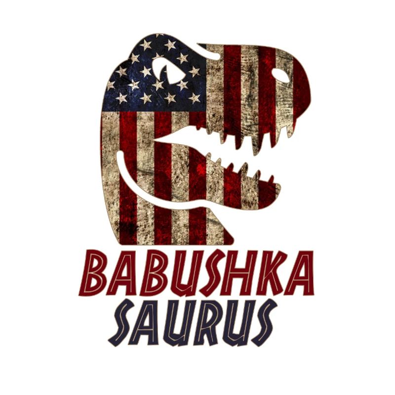 Patriotic Babushka Dinosaur