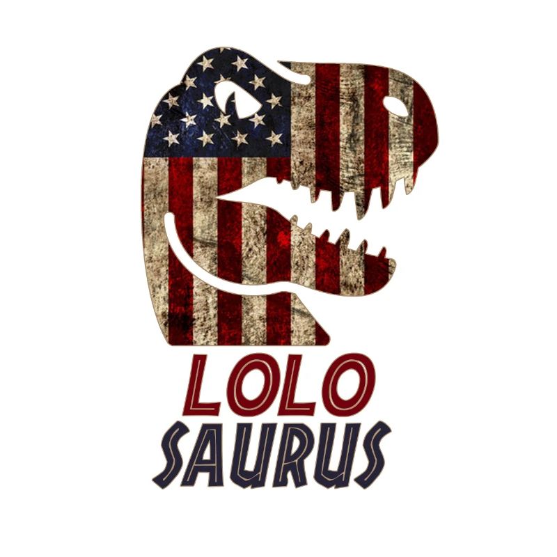 Patriotic Lolo Dinosaur