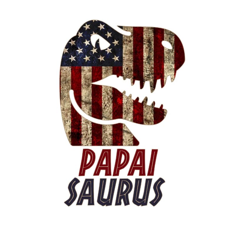Patriotic Papai Dinosaur