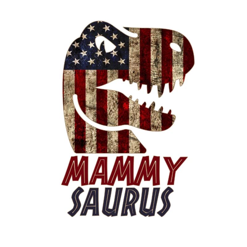 Patriotic Mammy Dinosaur