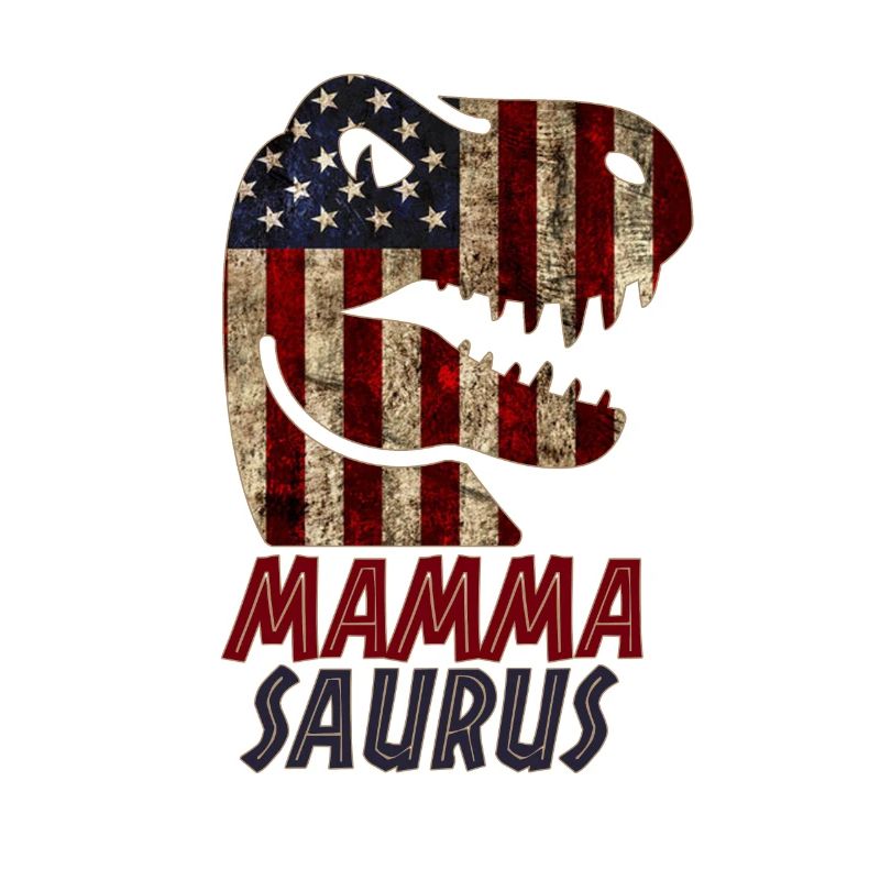 Patriotic Mamma Dinosaur