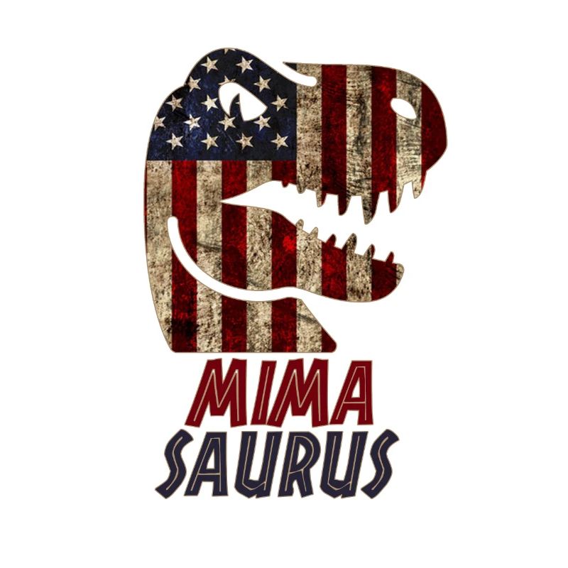 Patriotic Mima Dinosaur
