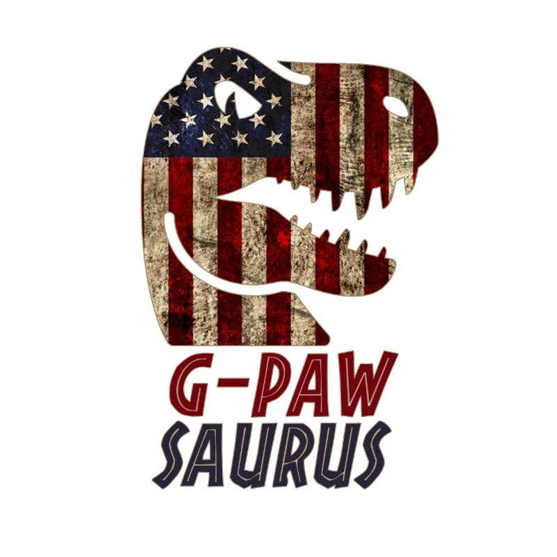 Patriotic G-Paw Dinosaur