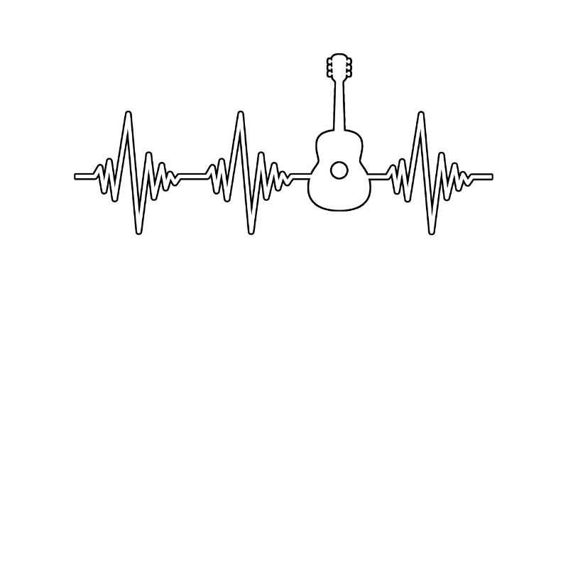 Gitarre Herzschlag