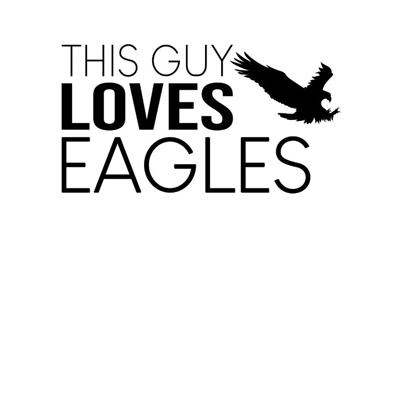 This guy loves eagles