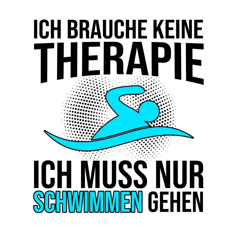 Schwimmen Therapie Spruch