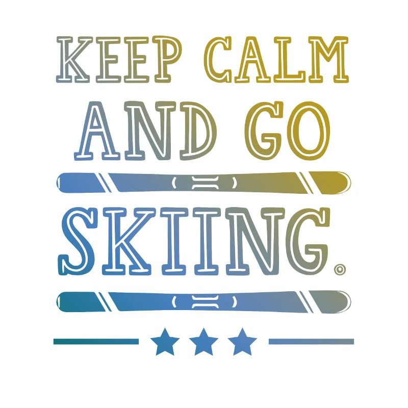 Keep calm ski