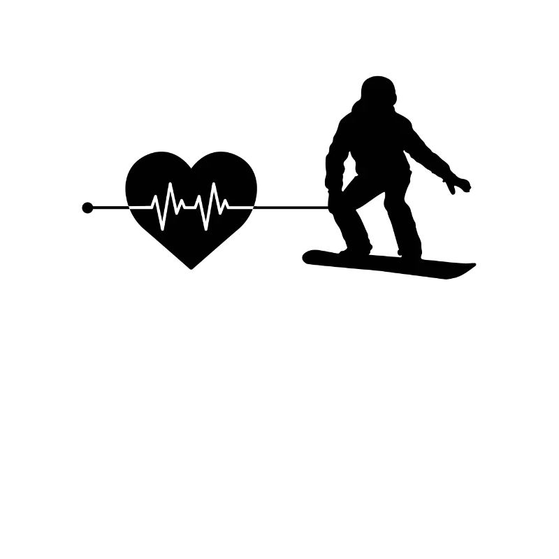 Snowboarding Herzschlag