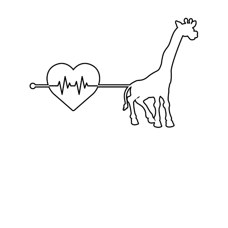 Giraffe Herzschlag