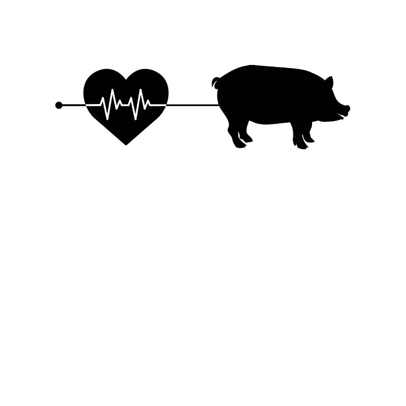 Schwein Herzschlag