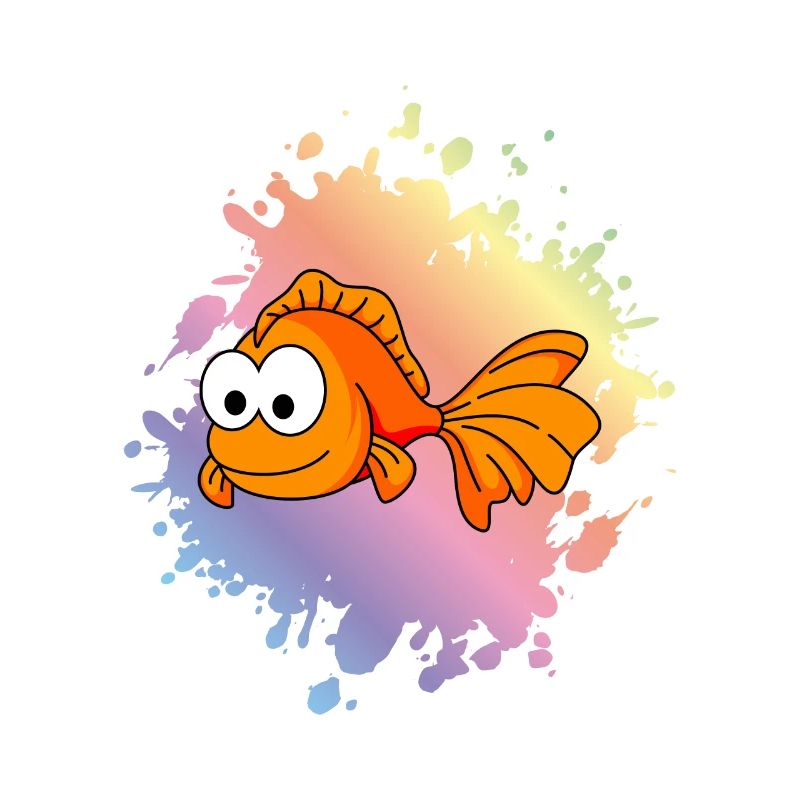 Goldfisch Comic Tier