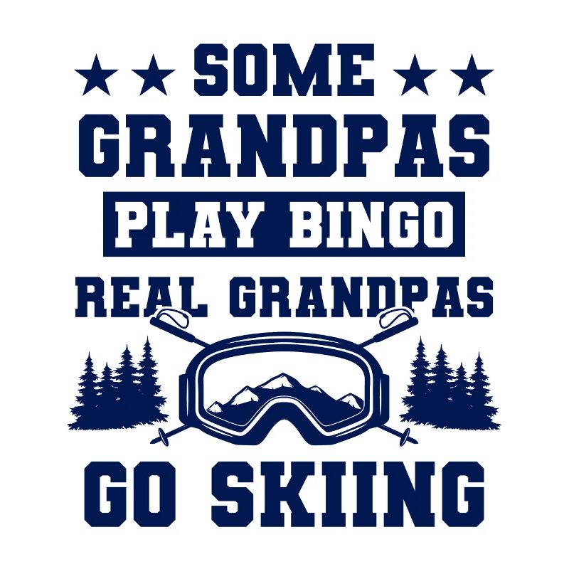 Großvater ski spruch