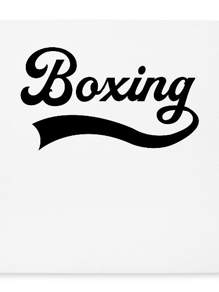 Boxen Schriftzug