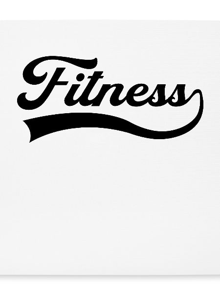 Fitness Schriftzug