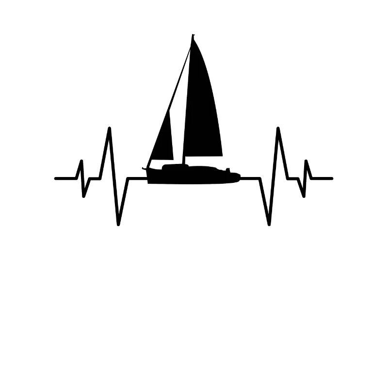 Segelboot Herzschlag
