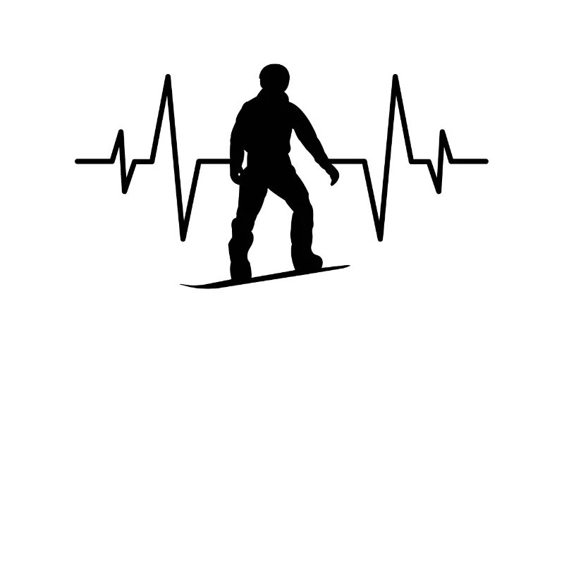 Snowboard Herzschlag