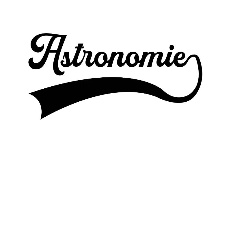 Astronomie Schriftzug