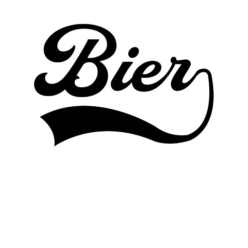Bier Schriftzug