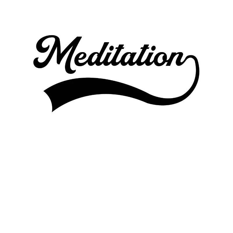 Meditation Schriftzug