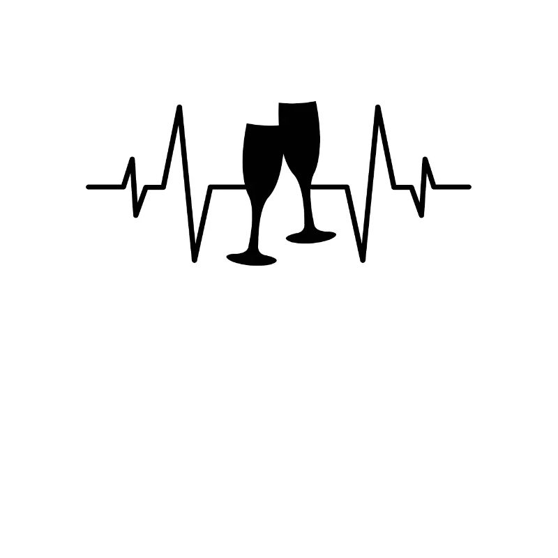 Sekt Herzschlag Neujahr