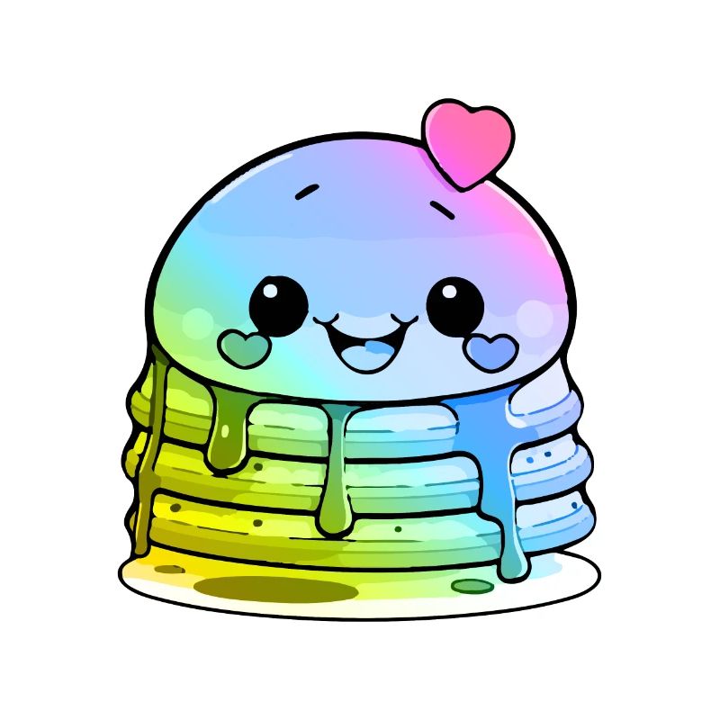 Pancake Comic Coloré