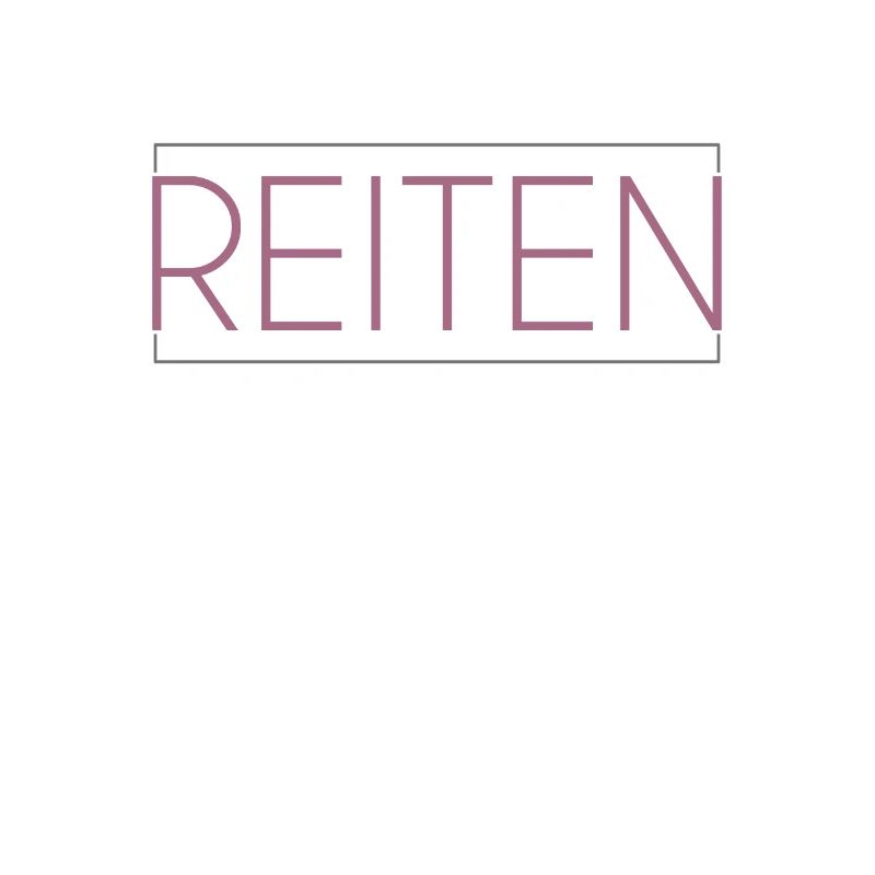 Reiten Schriftzug