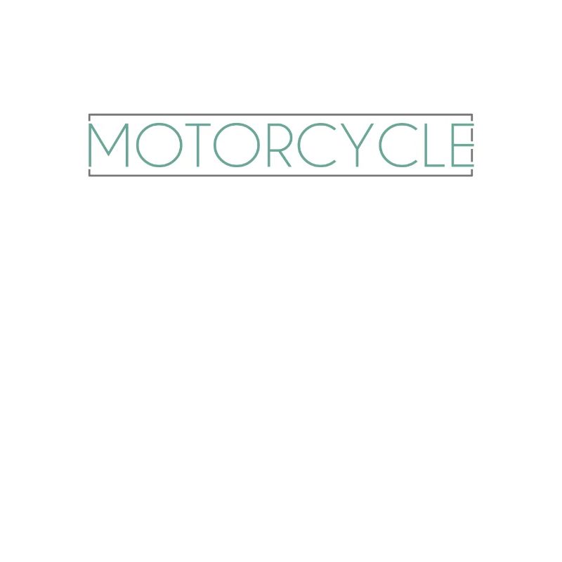 Motorrad Schriftzug