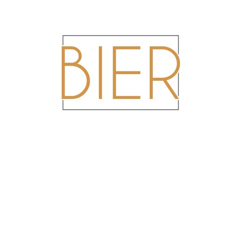 Bier Schriftzug