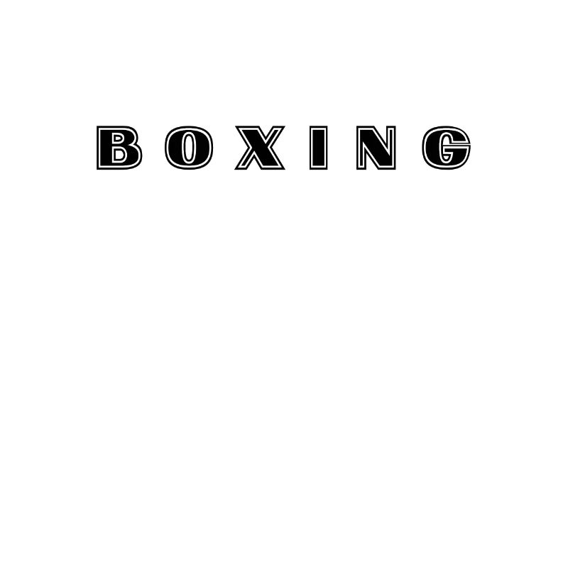 Boxen Schriftzug