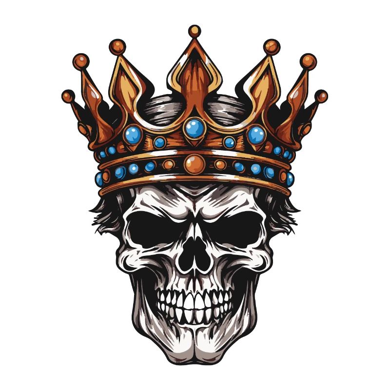 Totenkopf König Krone