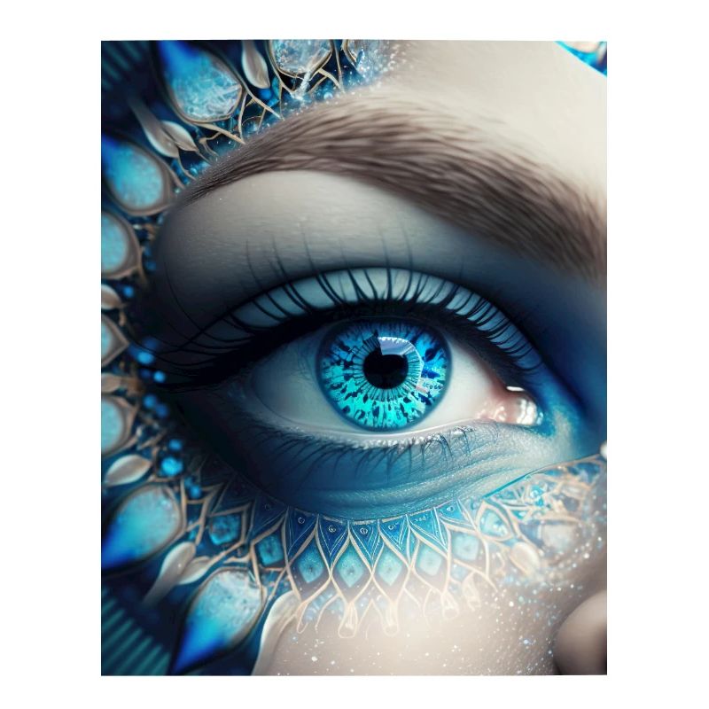 Mega Blaues Auge