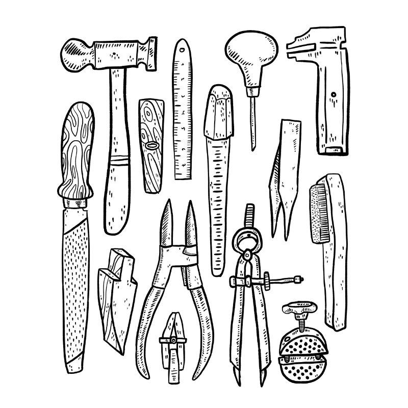 Goldschmied Werkzeug