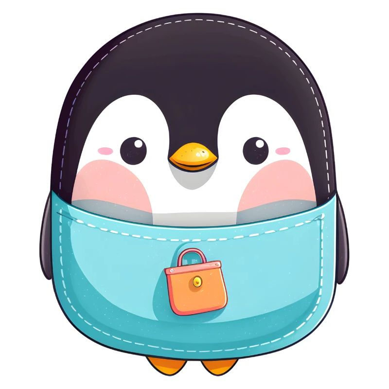 Kawaii Taschen Pinguin