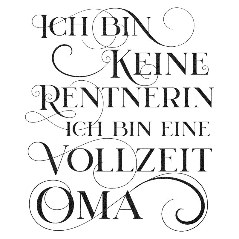 Rentnerin und Vollzeit Oma