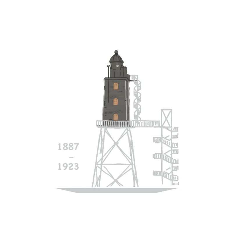 Lighthouse Dorum - Neufeld, German North Sea coast
