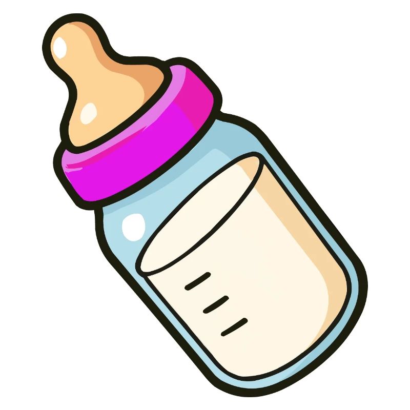 Babyflasche Cartoon