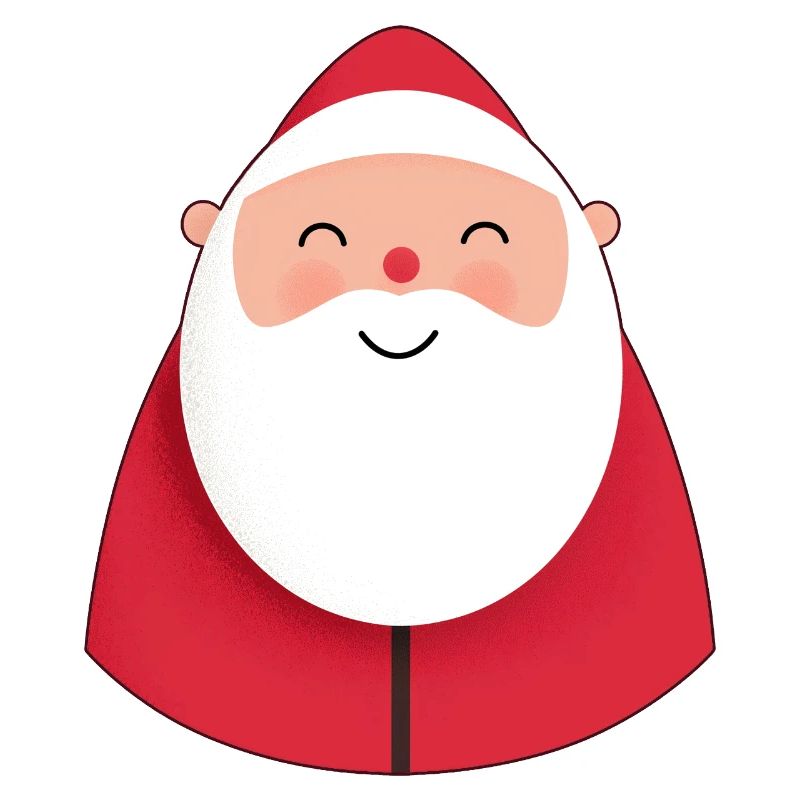 Kindisches Weihnachtsmann-Lächeln Spaß