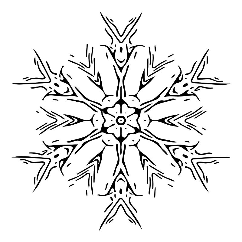 Mandala Lines Abstract Shape Pattern