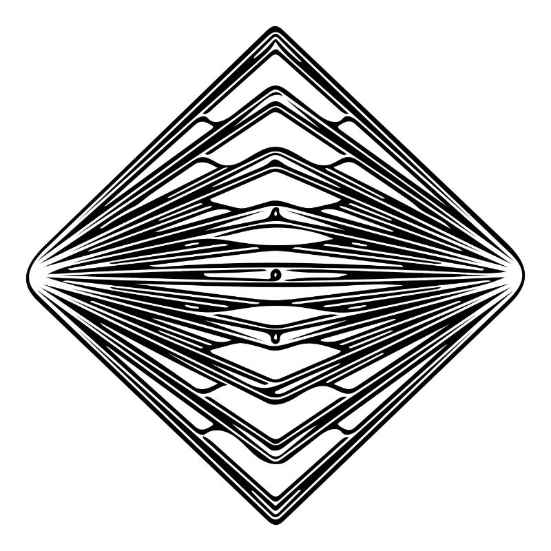 Geometric Vintage Triangle Pattern