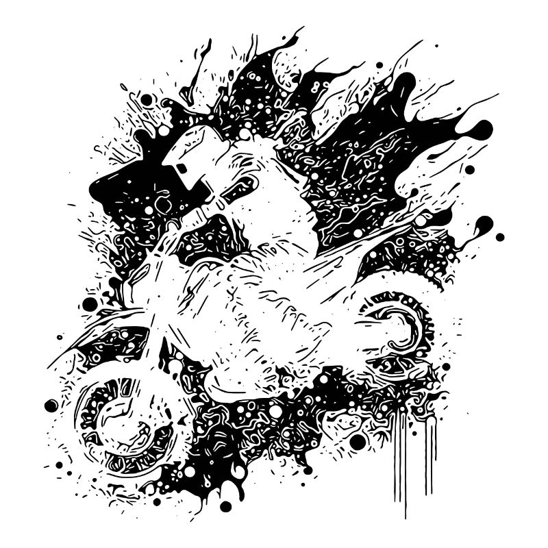 Motorrad Geländefahrt Splash Style