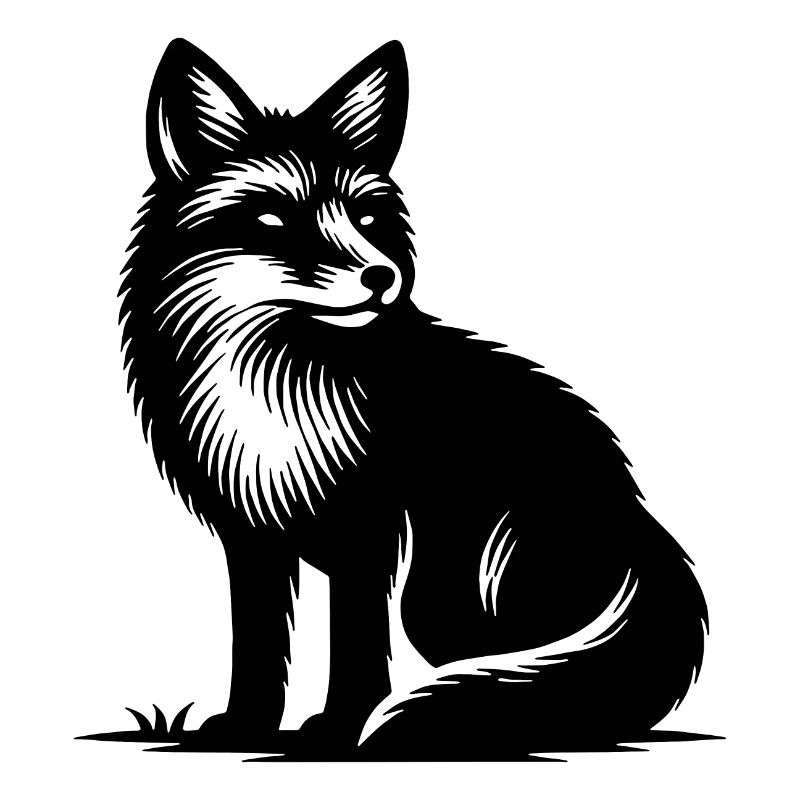 Niedlicher schlauer Fuchs