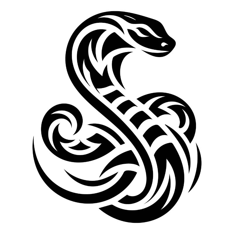 Giftiges Schlangen Tattoo