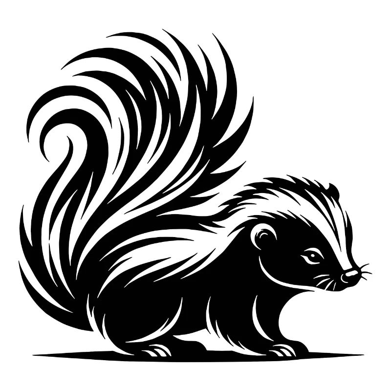 Knuffiges Stinktier Baby