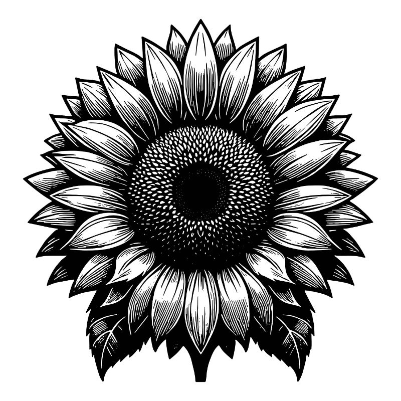 Große blühende Sonnenblume